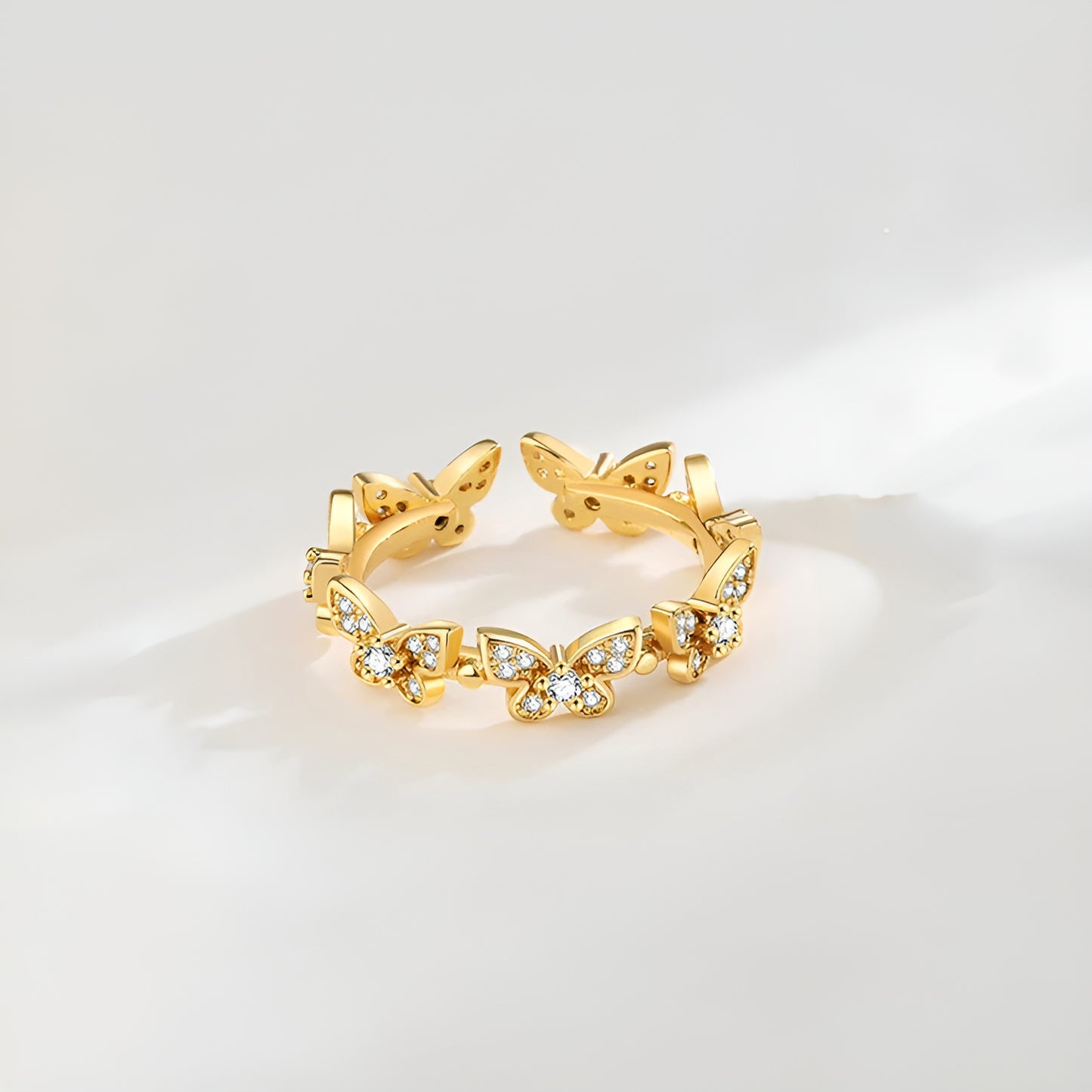 DAZZLEFLY 18K GOLD PLATED RING