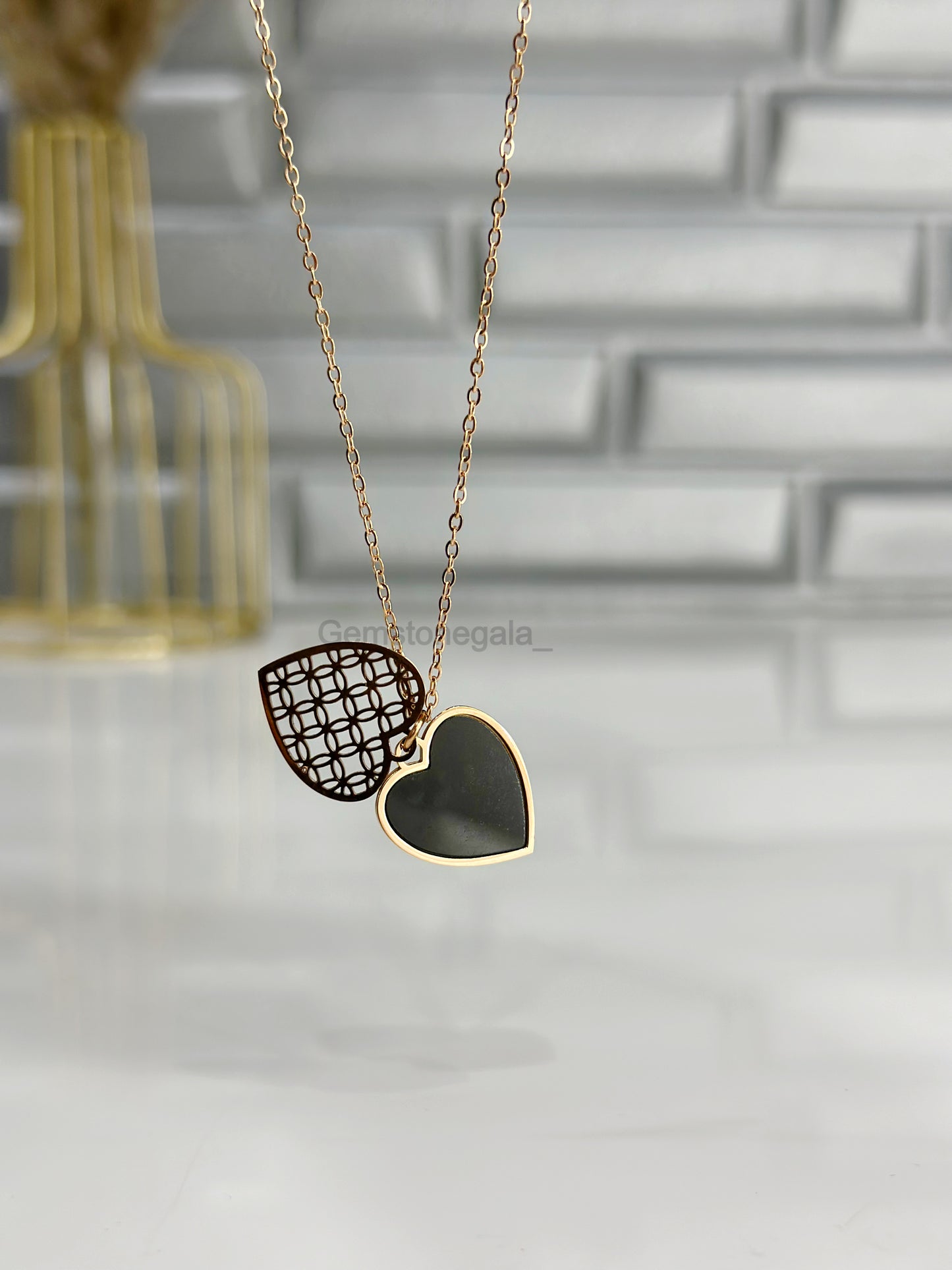 Zeal Pendant -18k Gold Plated