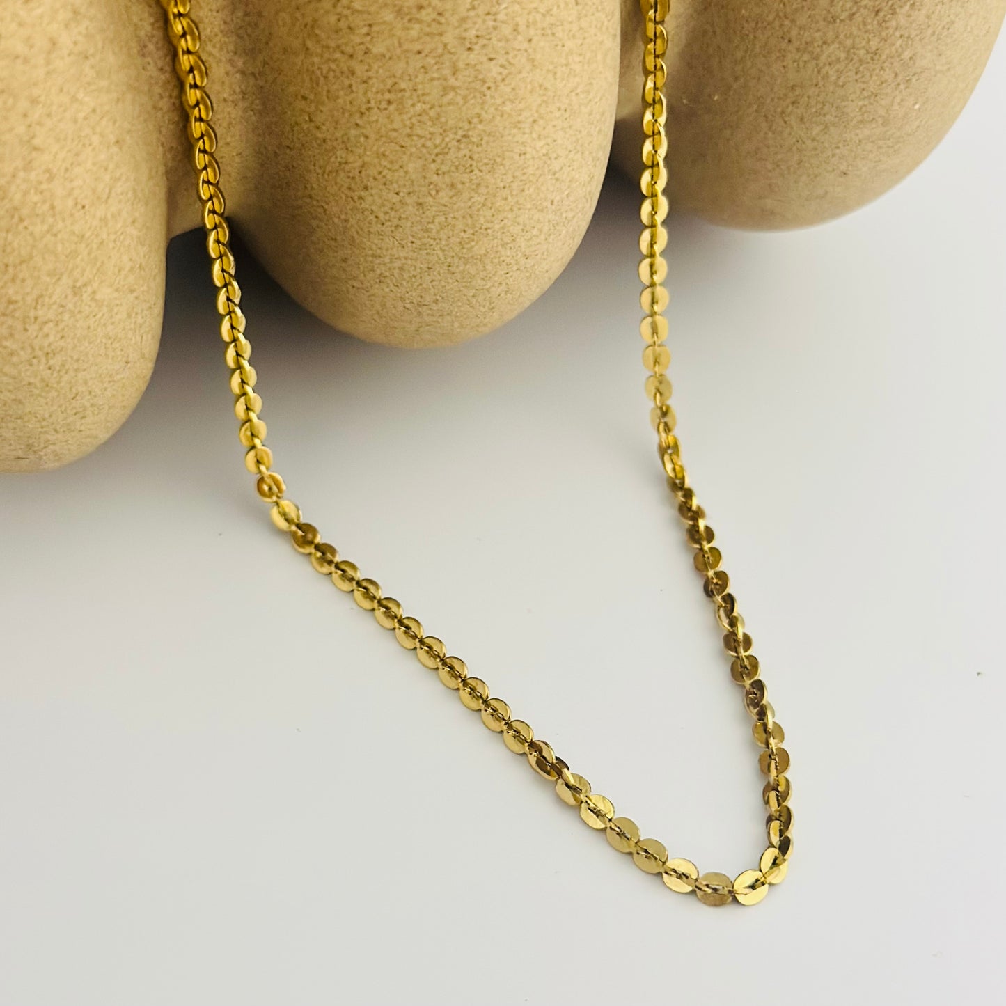 Mirage Bead Chain -18k Gold Plated