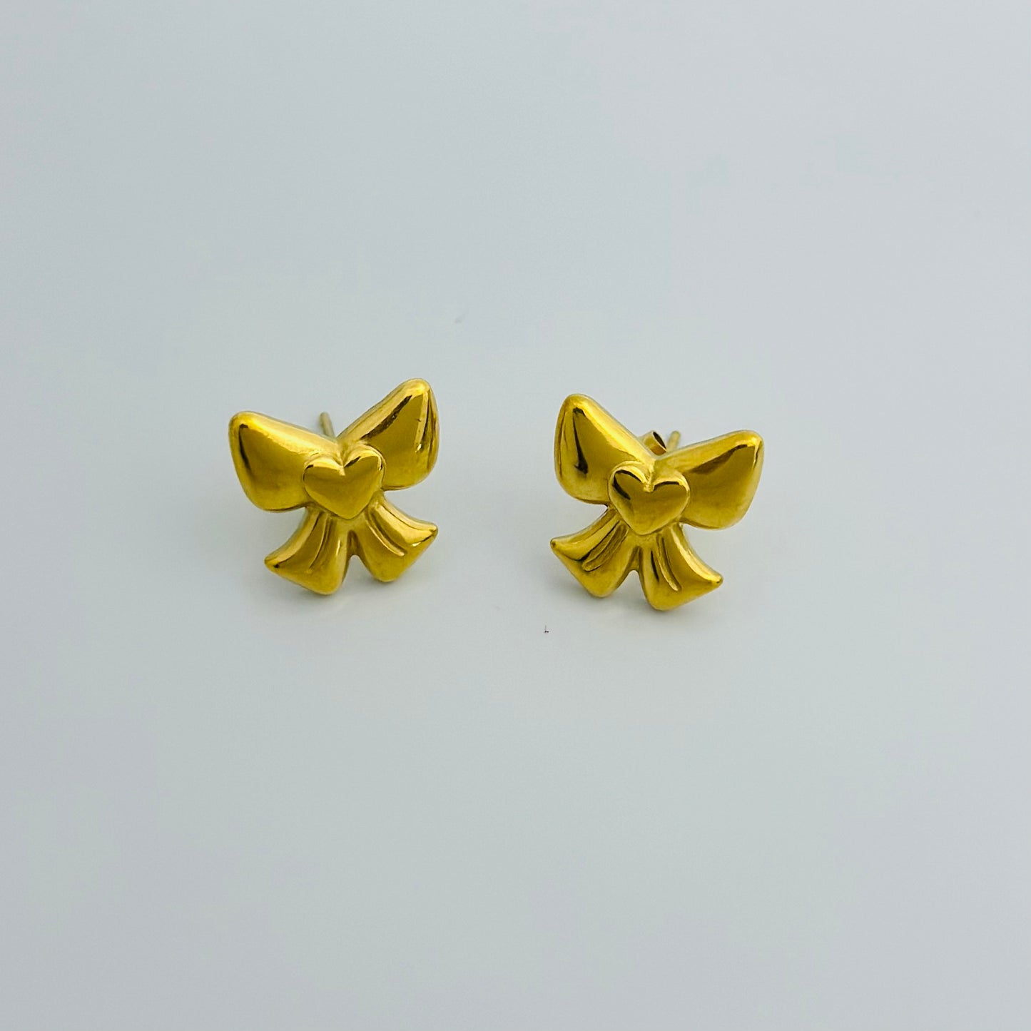 Bow-love Earrings -18k Gold Plated