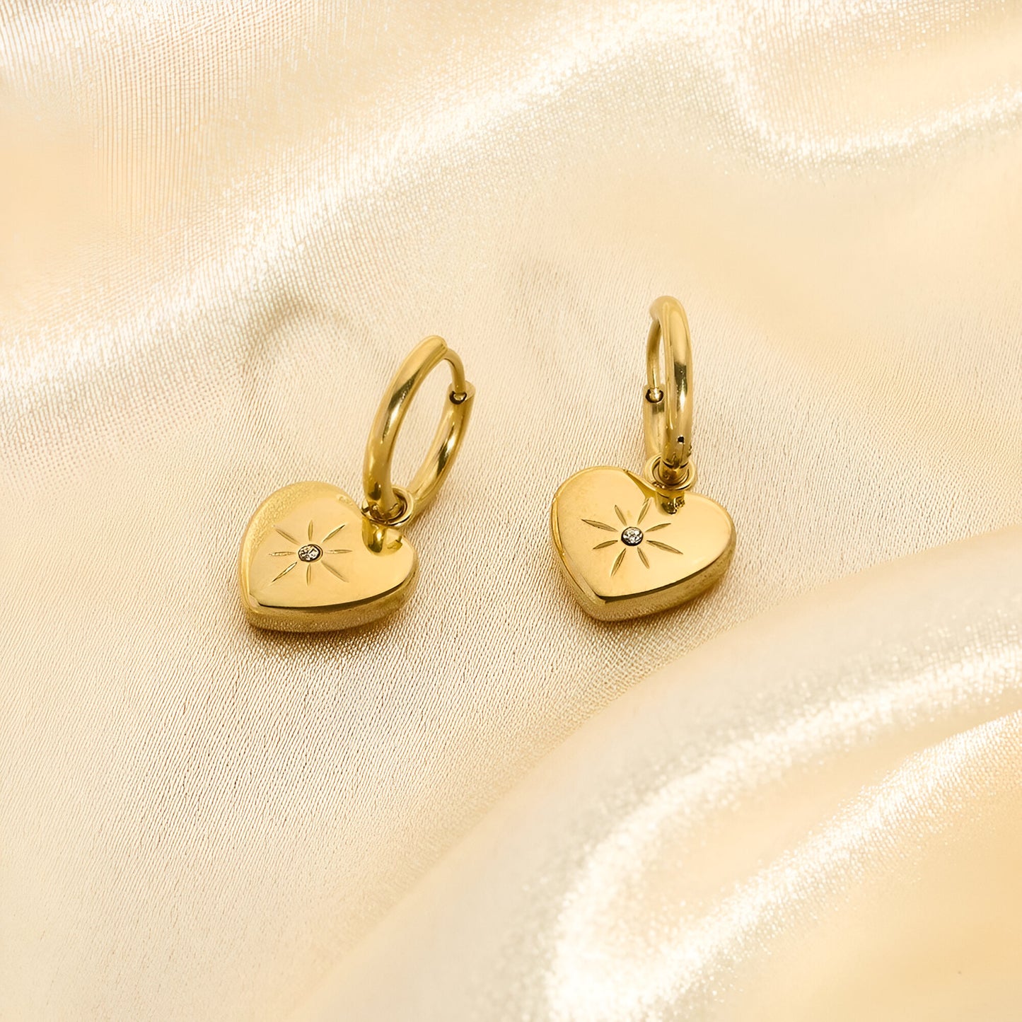 Amour Earrings -18k Gold Plated