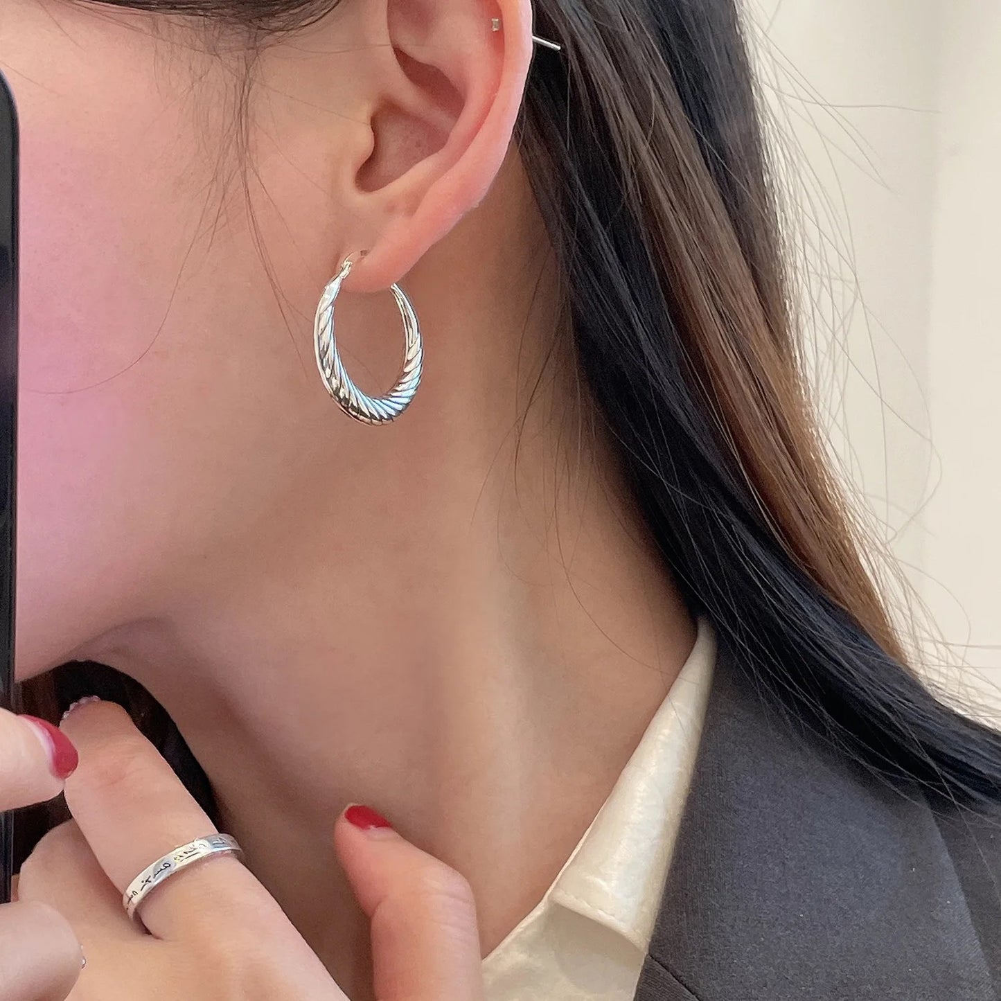Sybil Hoops -18k Gold Plated