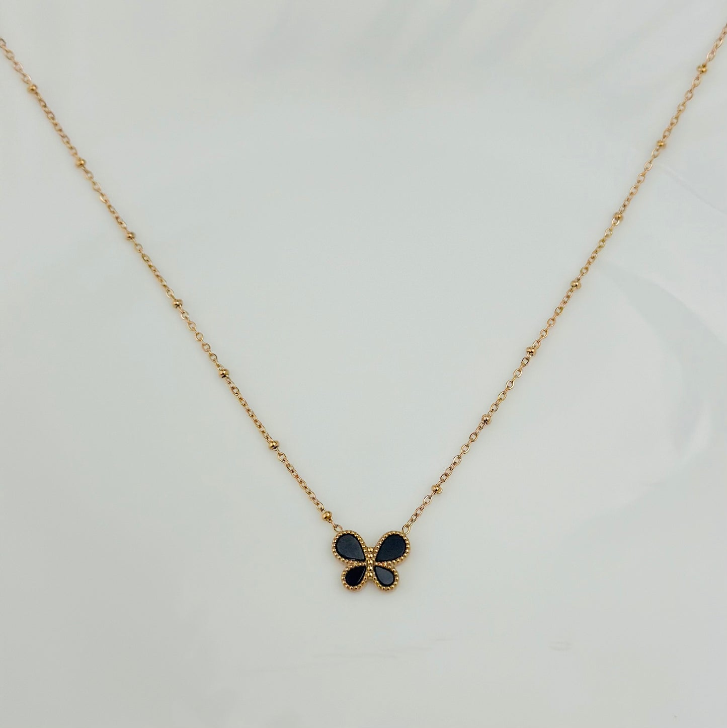Butterfree Necklace -18k Gold Plated
