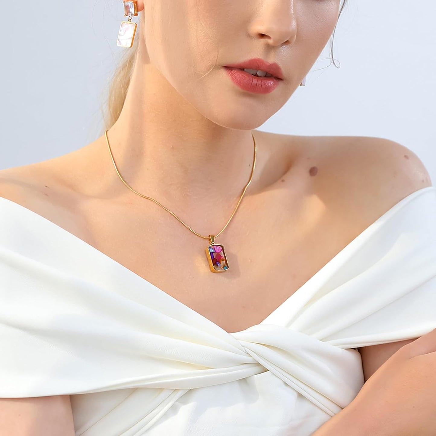 Misaki Necklace -18k Gold Plated