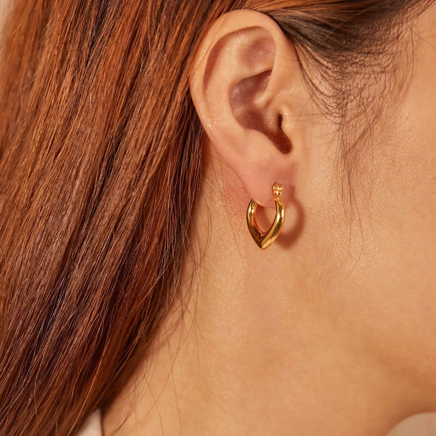 Kylie Hoops -18k Gold Plated