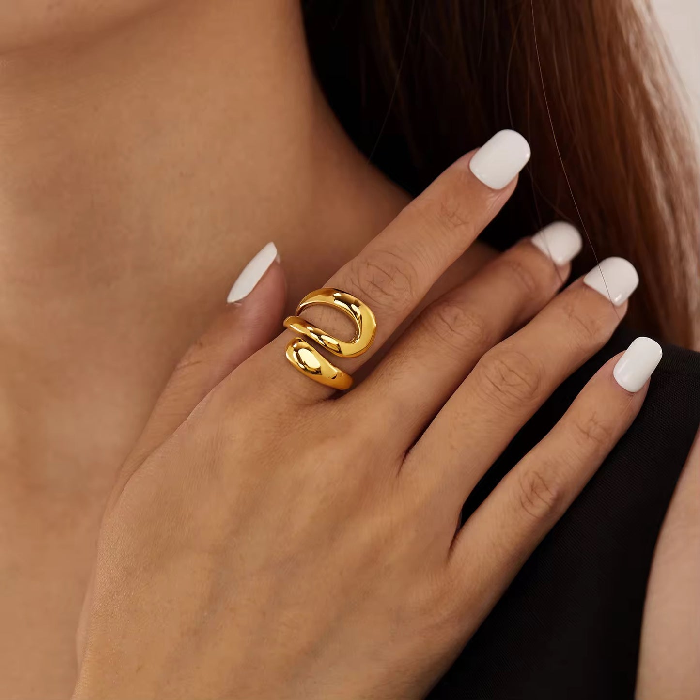 VELORA 18K GOLD PLATED RING