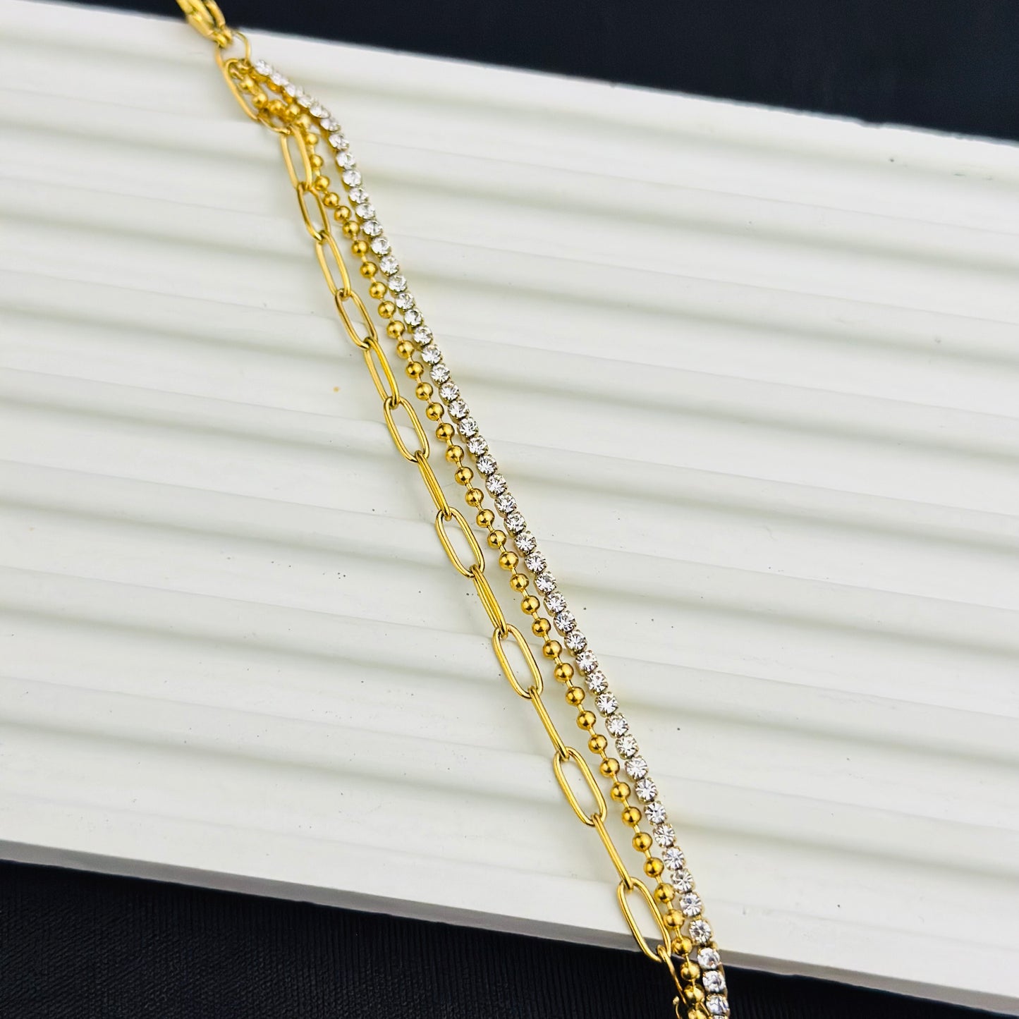 Queen Elizabeth bracelet -18k Gold Plated