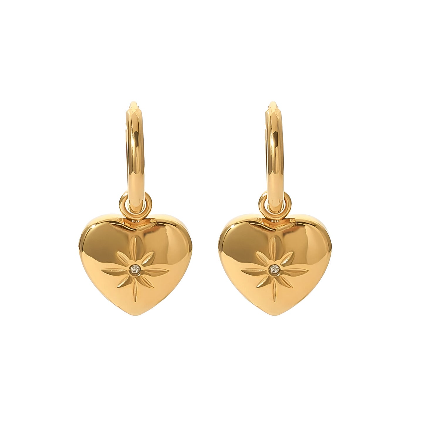 Amour Earrings -18k Gold Plated