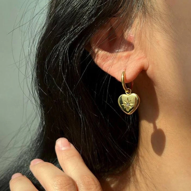 Amour Earrings -18k Gold Plated
