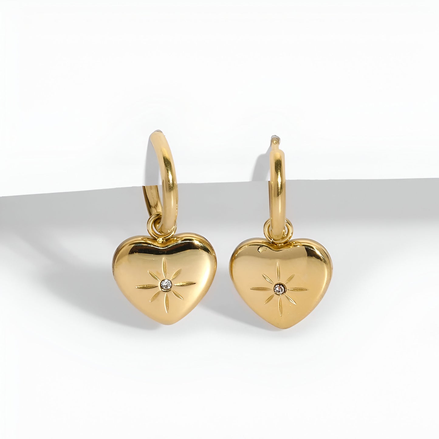 Amour Earrings -18k Gold Plated