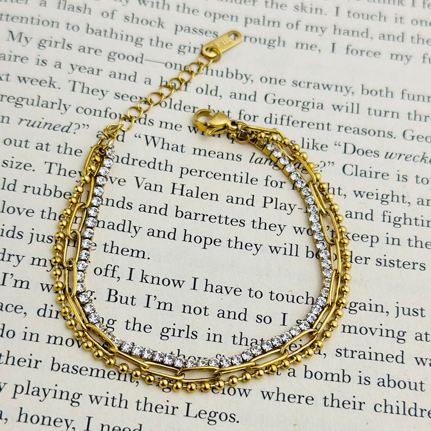 Queen Elizabeth bracelet -18k Gold Plated