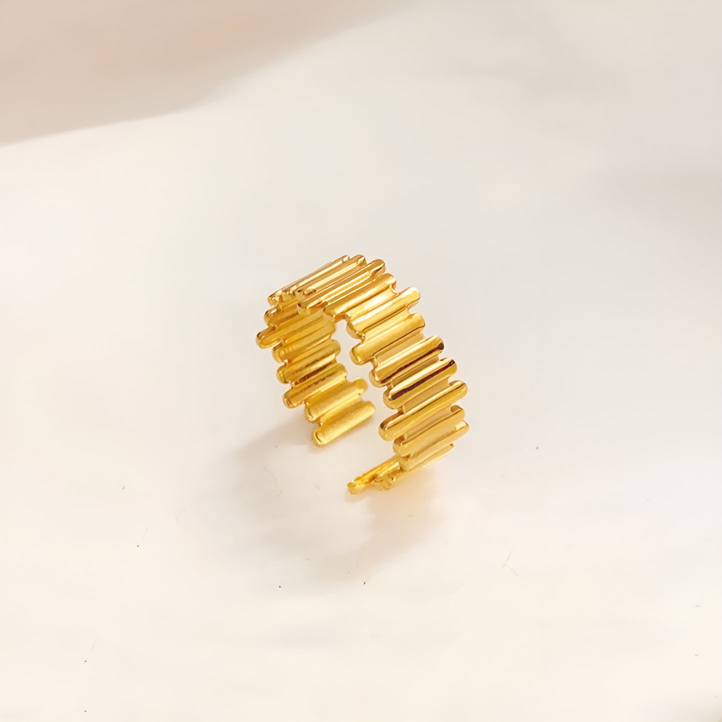 NEXLINE 18K GOLD PLATED RING