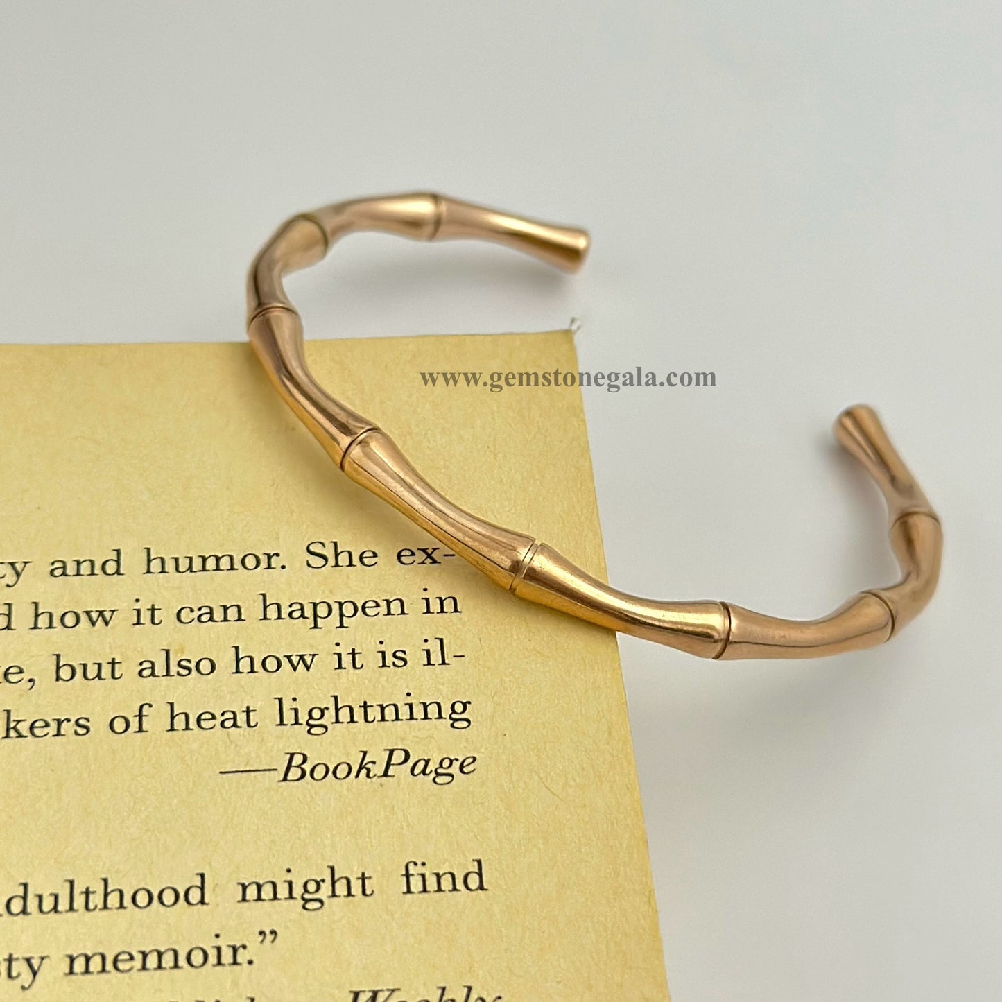 Bamboo Kada -18k Gold Plated