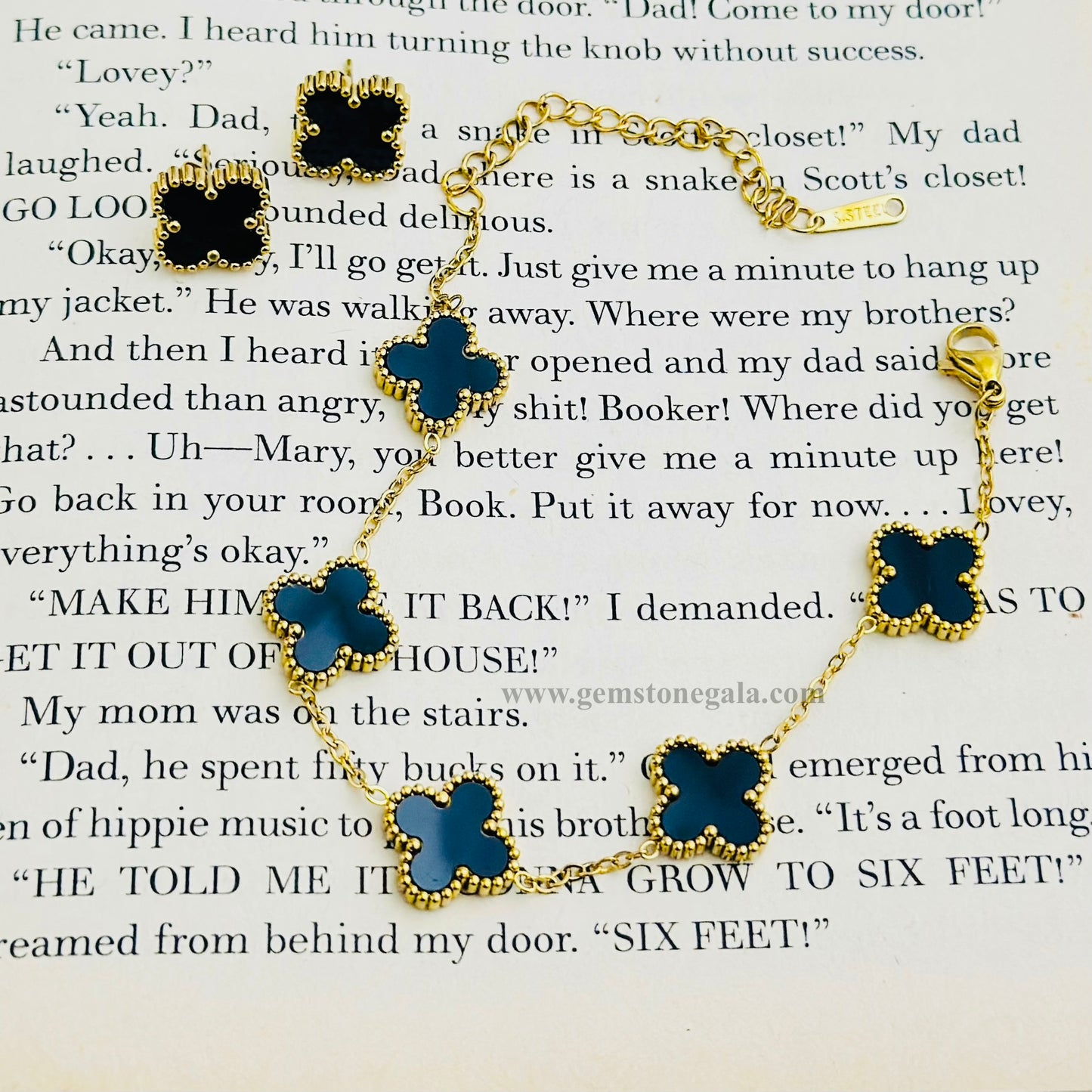 Clover combo ( Earrings + Bracelet )