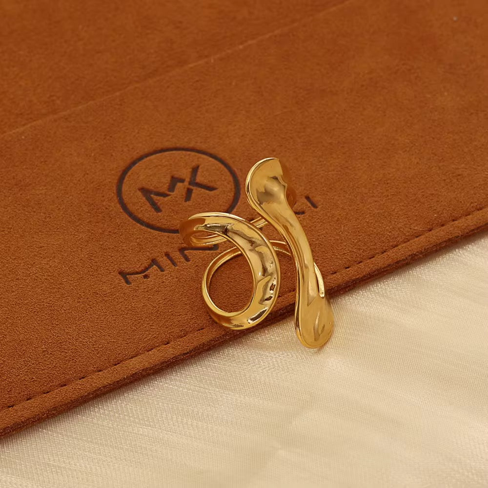 ZENORA 18K GOLD PLATED RING