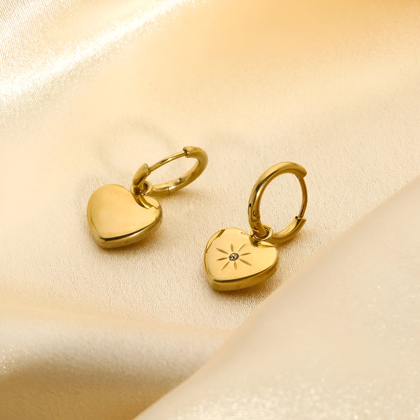 Amour Earrings -18k Gold Plated
