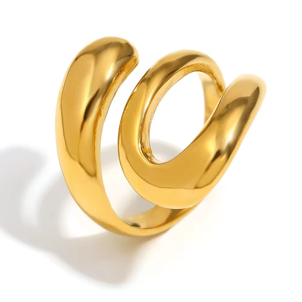 VELORA 18K GOLD PLATED RING