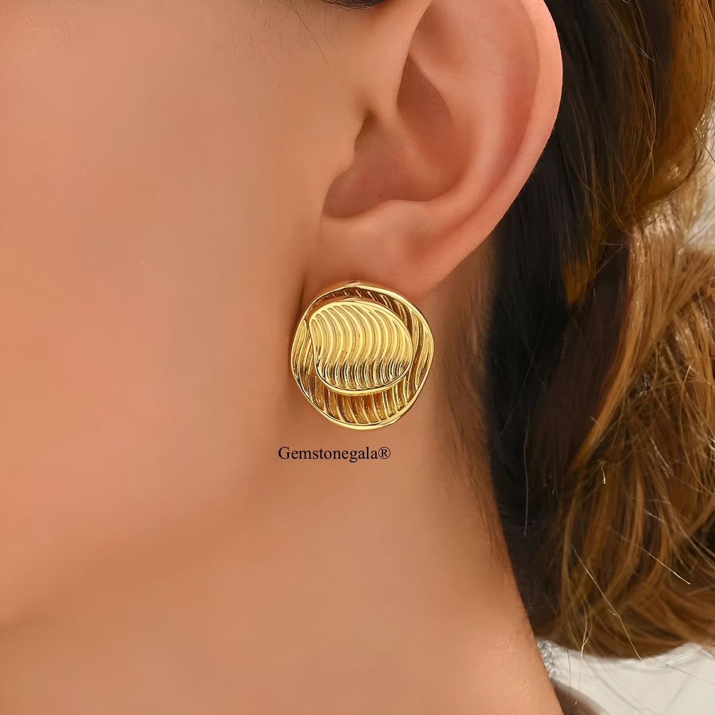 Kelly Earrings -18k Gold Plated