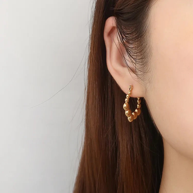 Anika Earrings -18k Gold Plated