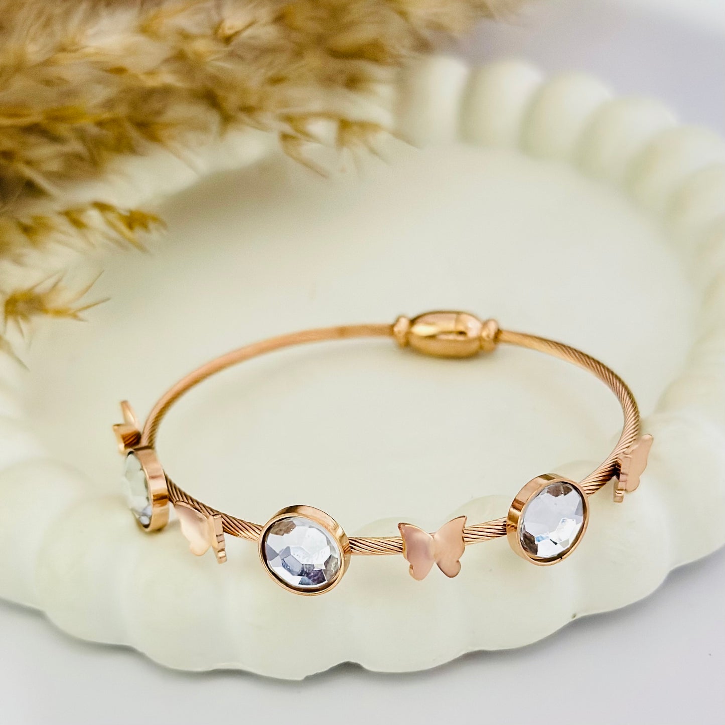 Zara Butterfly Bracelet -18k Gold Plated