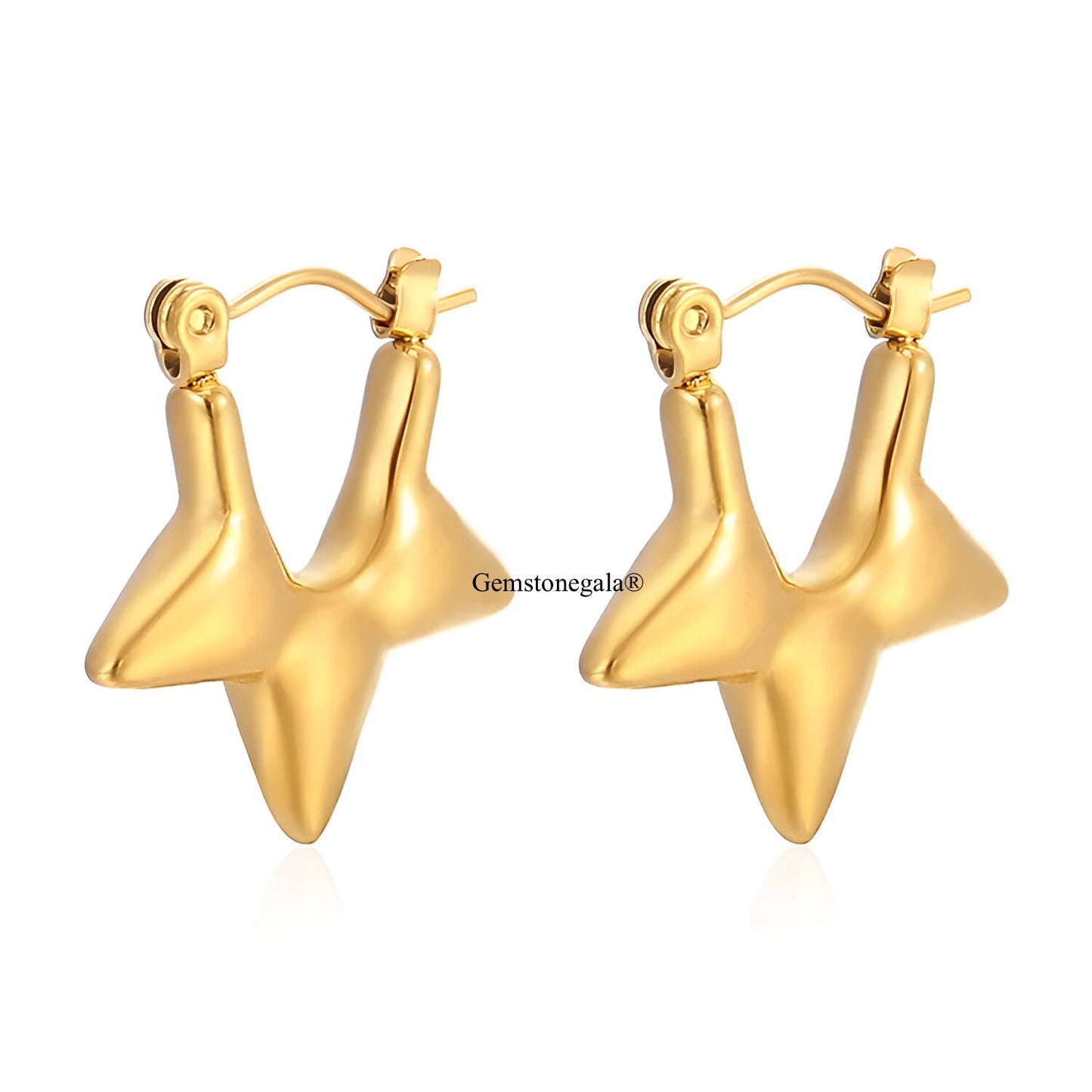 Comet Earrings -18k Gold Plated