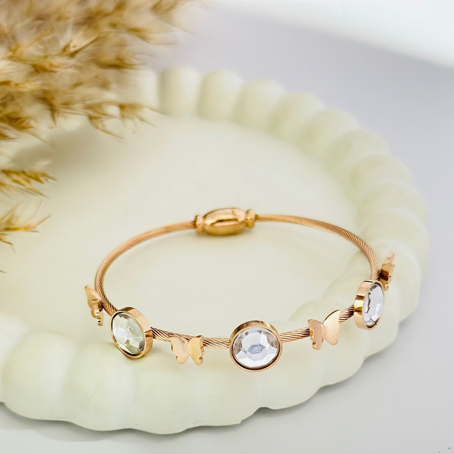 Zara Butterfly Bracelet -18k Gold Plated