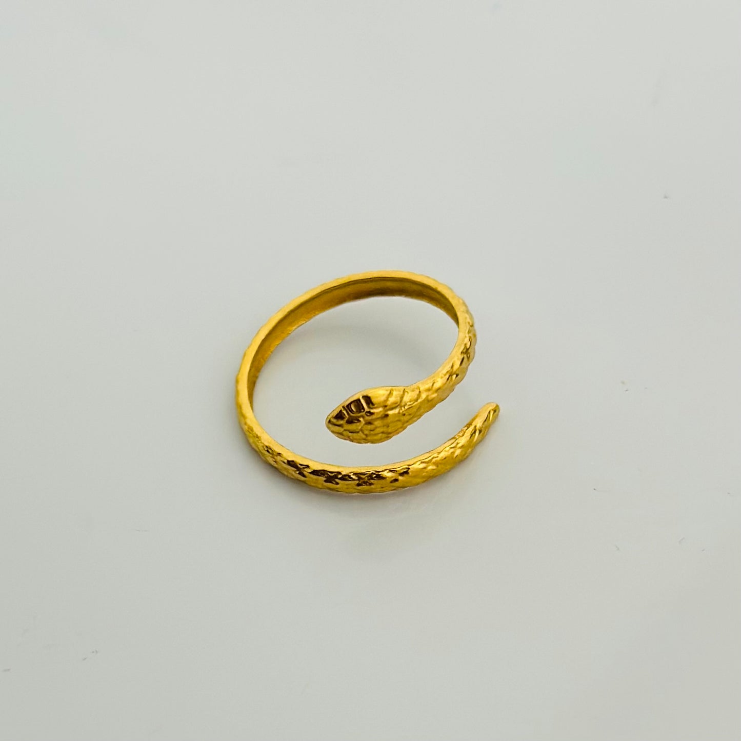 SNAKE 18K GOLD PLATED RING