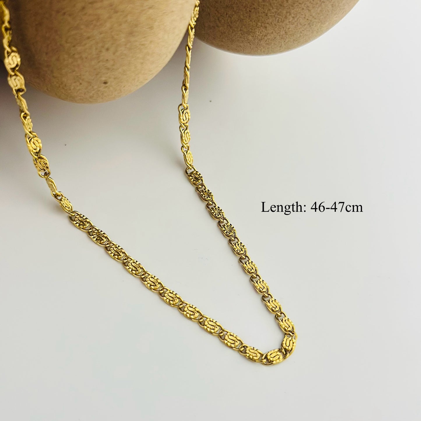 Auric Weave Chain -18k Gold Plated