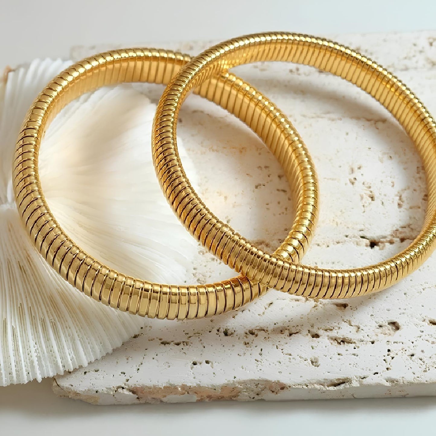 Cobra Bracelet -18k Gold Plated