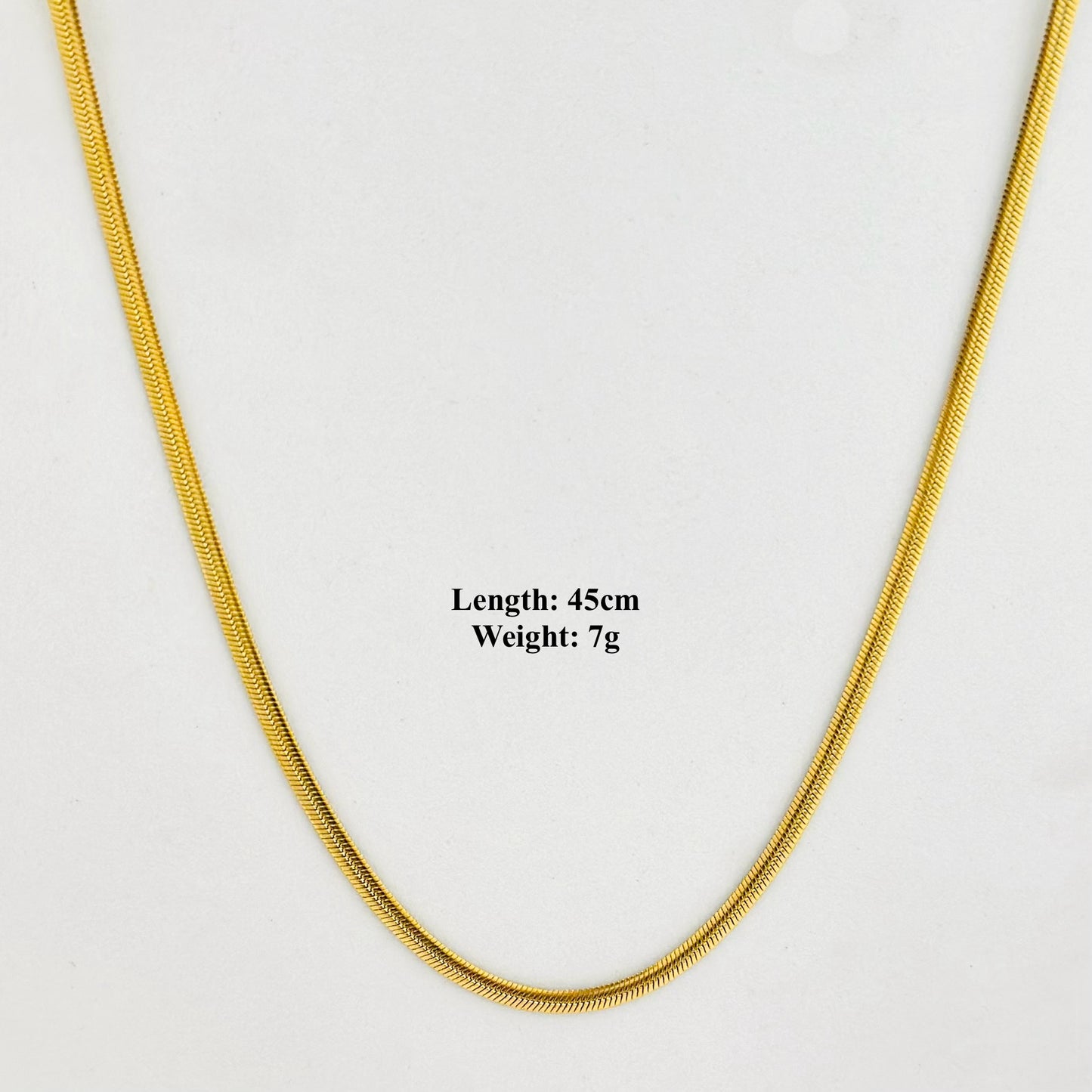Snake Chain 3.0 -18k Gold Plated