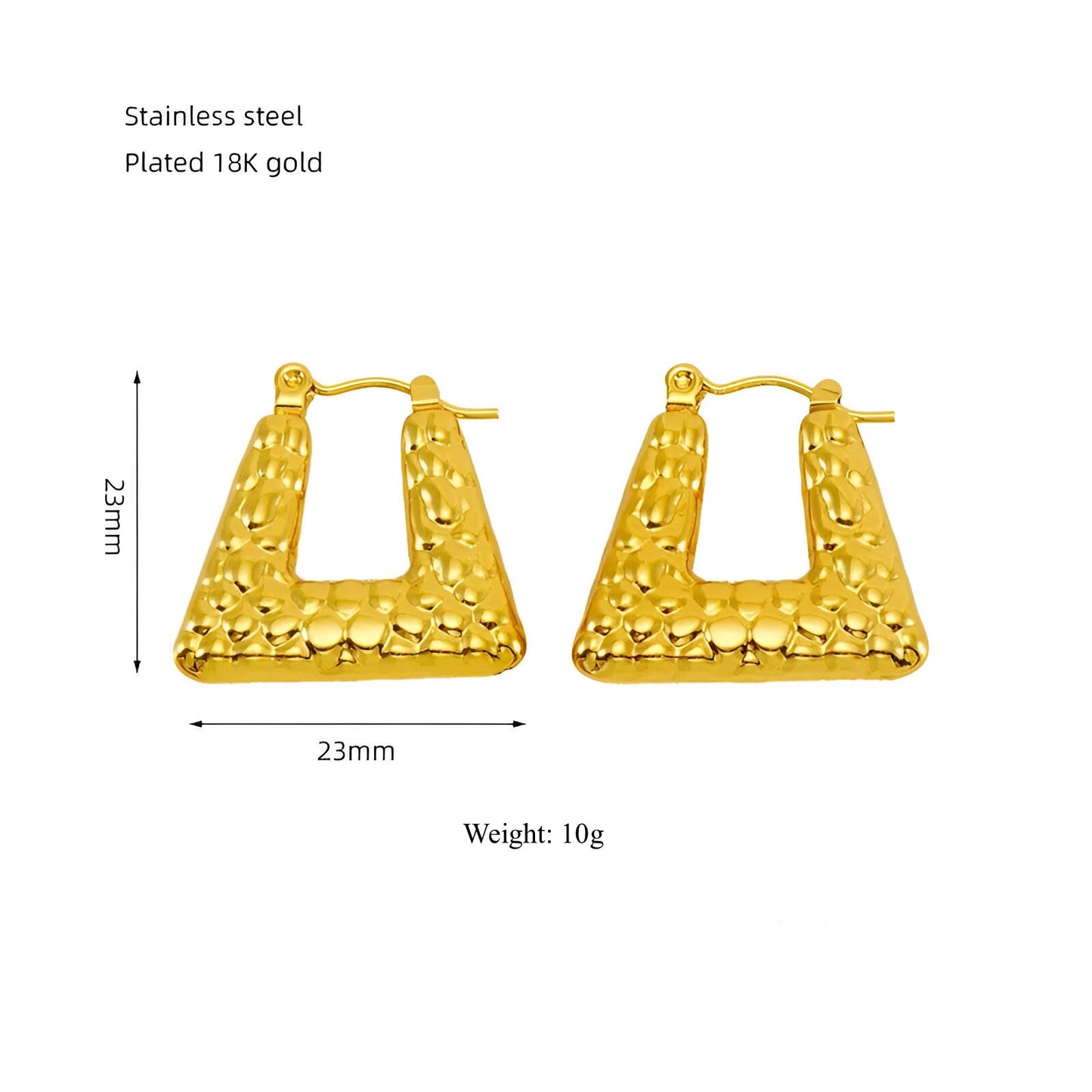 Elara Earrings -18k Gold Plated