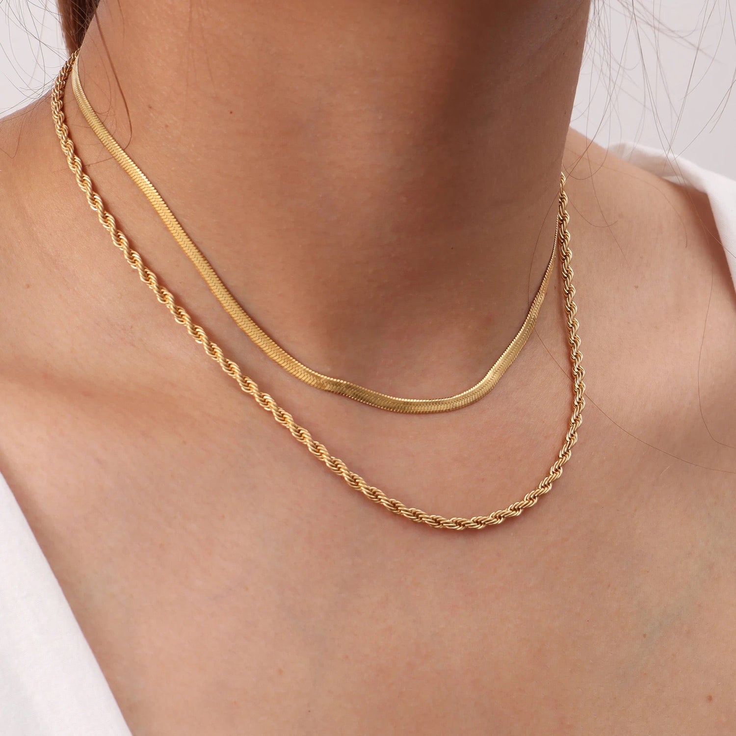 Layered Chain Necklaces