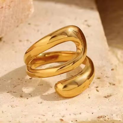 VELORA 18K GOLD PLATED RING