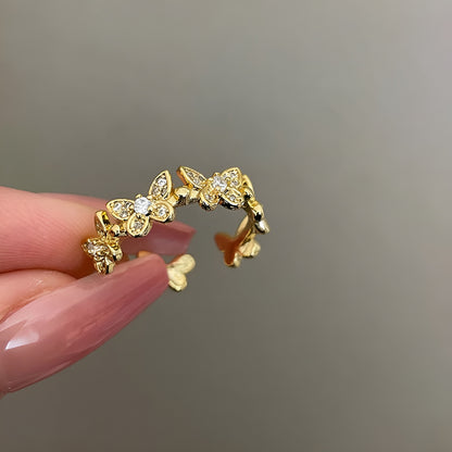 DAZZLEFLY 18K GOLD PLATED RING