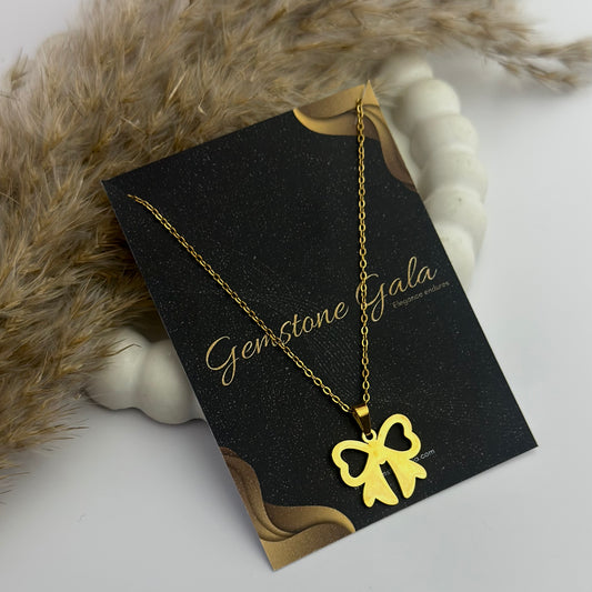 Luna Bow Necklace