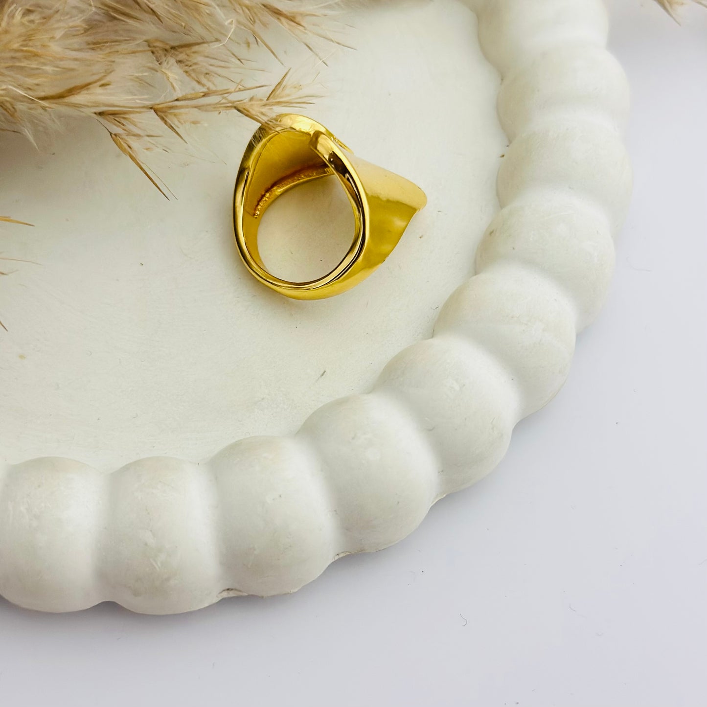 NOEMI 18K GOLD PLATED RING