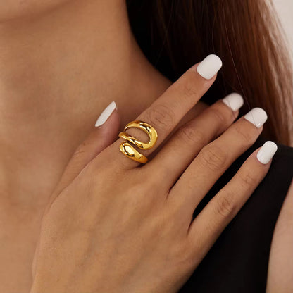 VELORA 18K GOLD PLATED RING