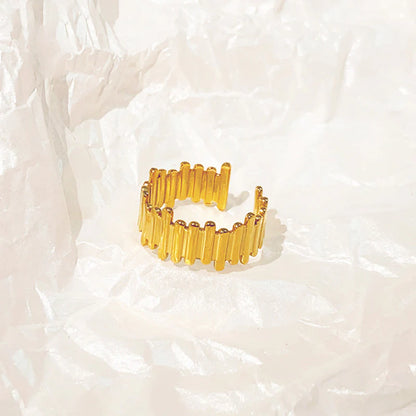 NEXLINE 18K GOLD PLATED RING