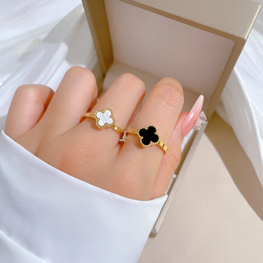CLOVER 18K GOLD PLATED RING