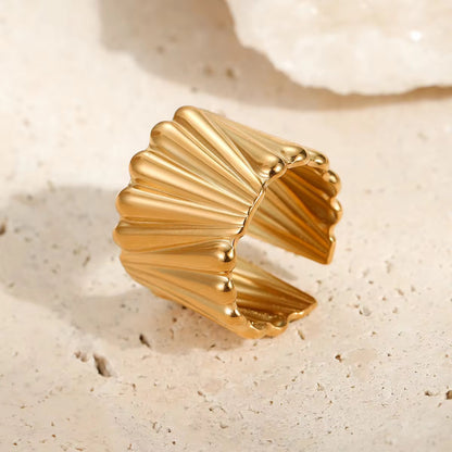 NYX 18K GOLD PLATED RING