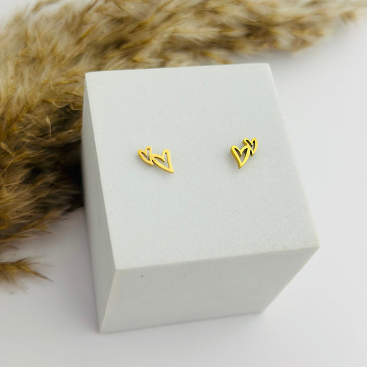 Halo Heart Stud