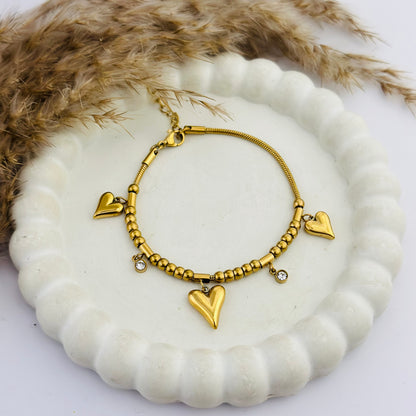 Glowheart Bracelet - 18K Gold Plated