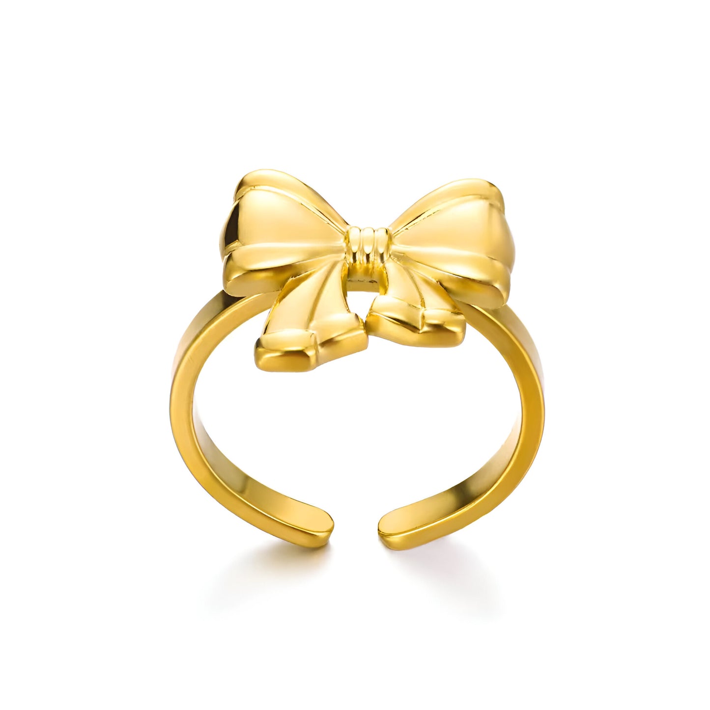 GOLDEN BOW 18K GOLD PLATED RING