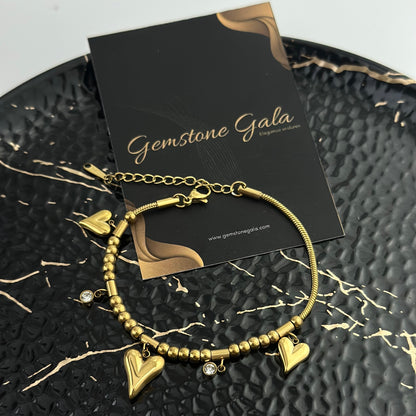 Glowheart Bracelet - 18K Gold Plated