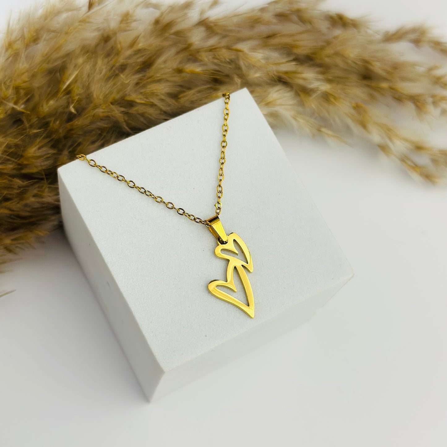 Halo Heart Necklace