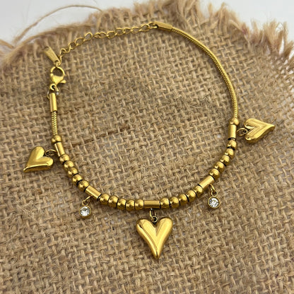 Glowheart Bracelet - 18K Gold Plated