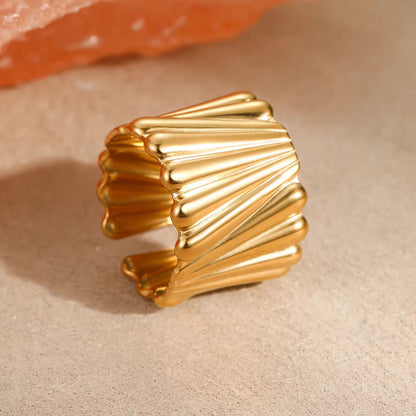 NYX 18K GOLD PLATED RING