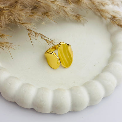 NOEMI 18K GOLD PLATED RING