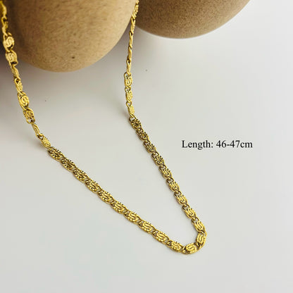 Auric Weave Chain -18k Gold Plated